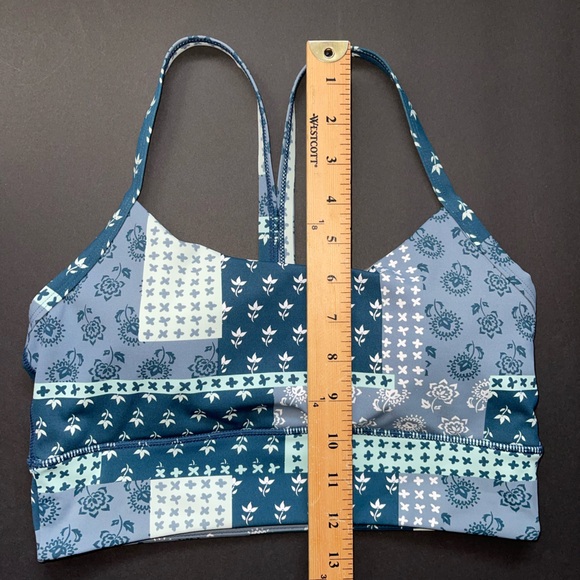 Medium NANI ACTIVE denim patchwork sports bra - Picture 3 of 7